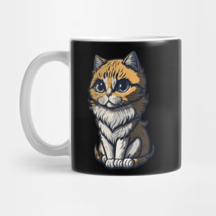 Cool Feline in Shades: Whiskered Purrfection for Cat Miaw Lovers Mug